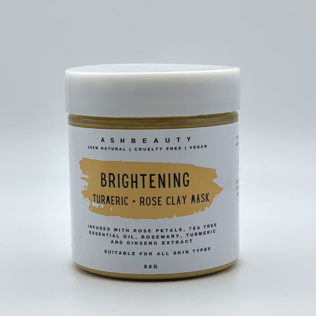 Turmeric + Rose Skin Brightening Clay Mask - 85g