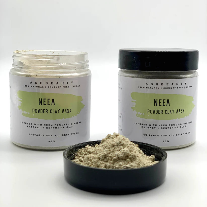 Neem powder 2 in 1 Cleanser + Clay Mask - 80g
