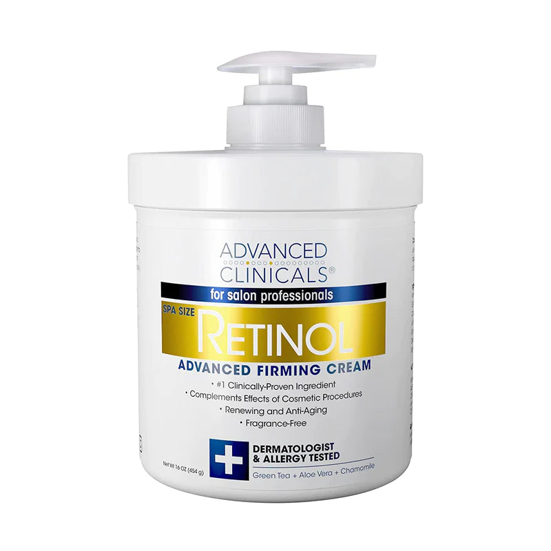 Advanced Clinicals Retinol Cream - 454g