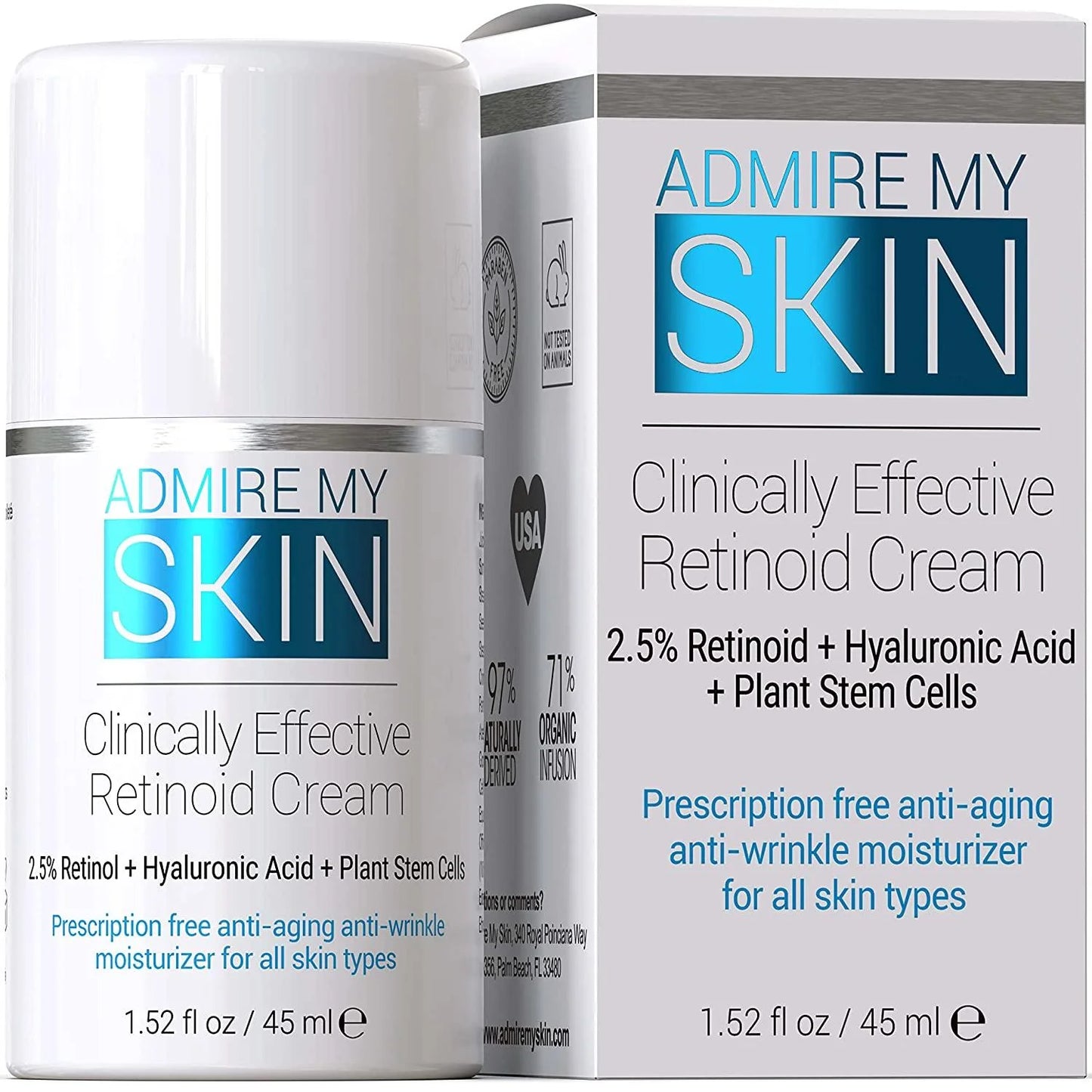 Admire My Skin Clinically Effective Retinoid Cream - 45ml