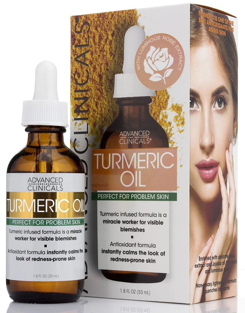 Advanced Clinicals Turmeric Facial Oil - 52ml