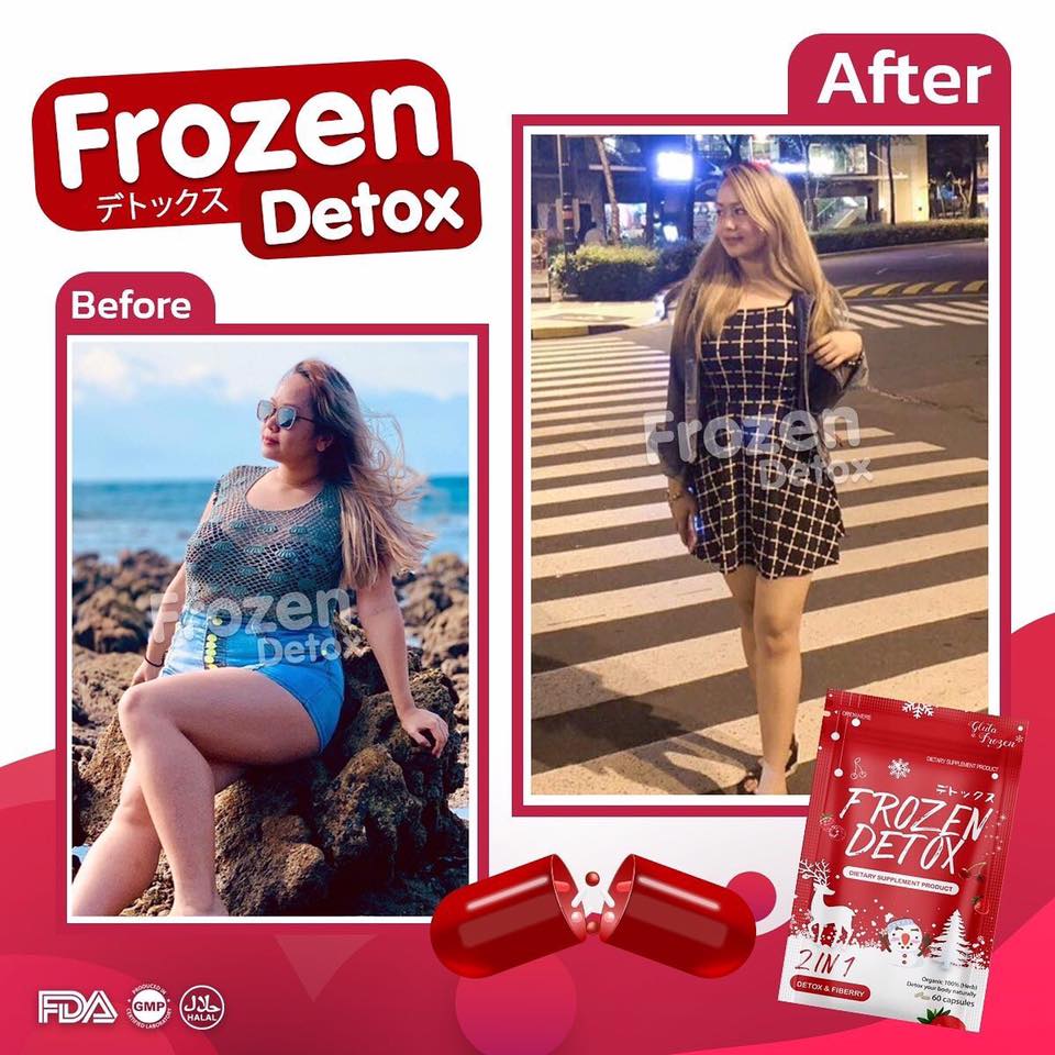 Gluta Frozen - Frozen Detox 2 in 1 DETOX & FIBERRY (x60 Capsules)