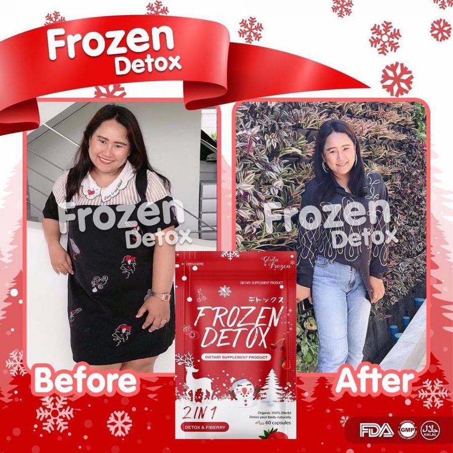 Gluta Frozen - Frozen Detox 2 in 1 DETOX & FIBERRY (x60 Capsules)