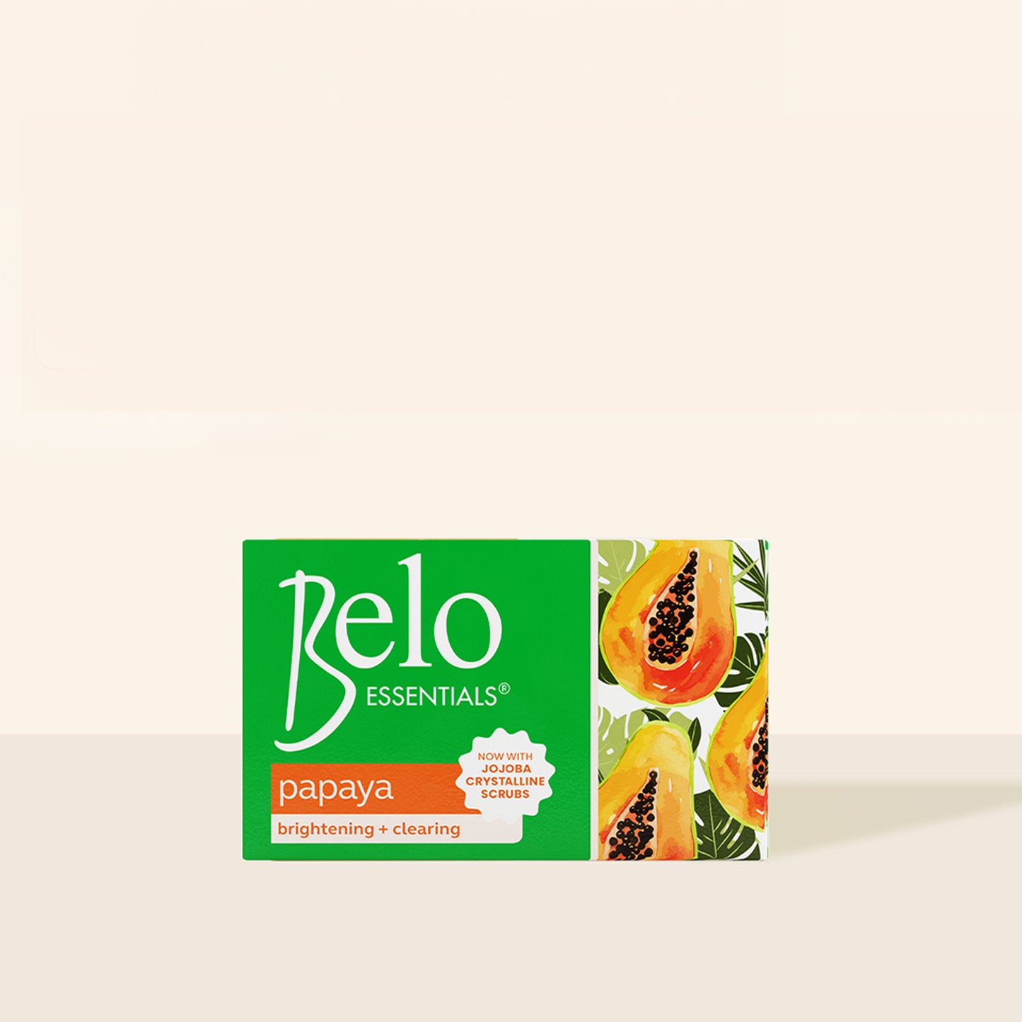 Belo Essentials Papaya Brightening + Clearing Soap - 135g