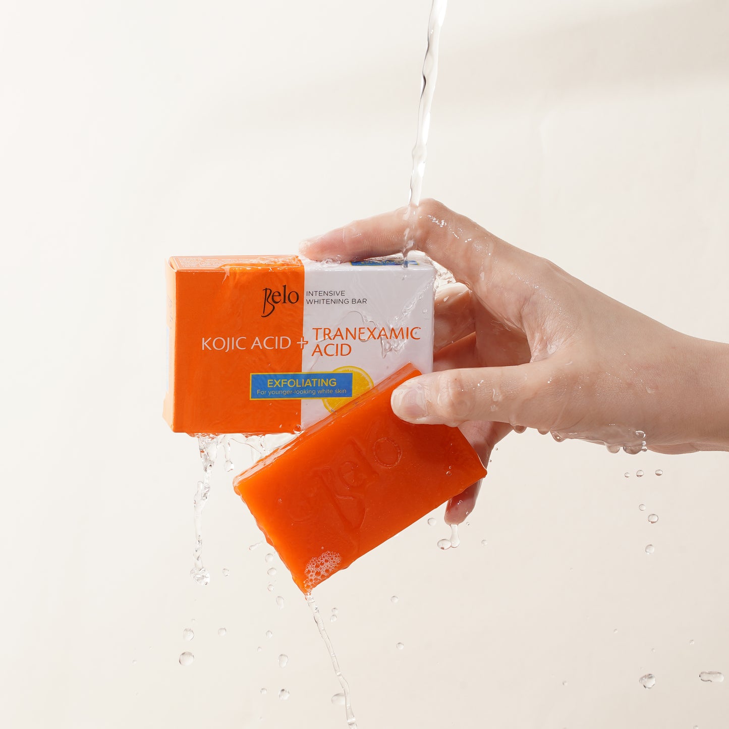 Belo Essentials Kojic Acid + Tranexamic Acid Exfoliating Soap - 65g