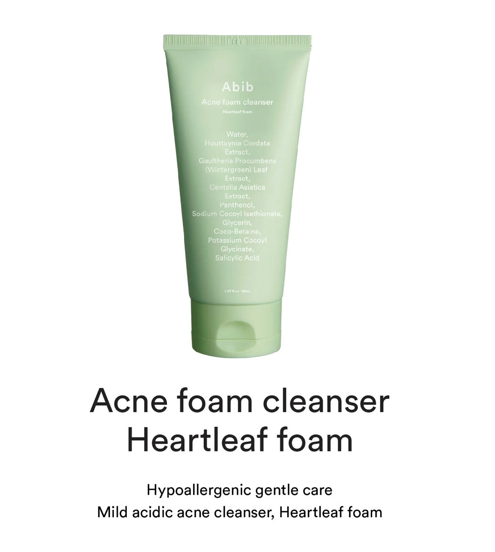 Abib Acne Cleanser Heartleaf Foam - 150ml