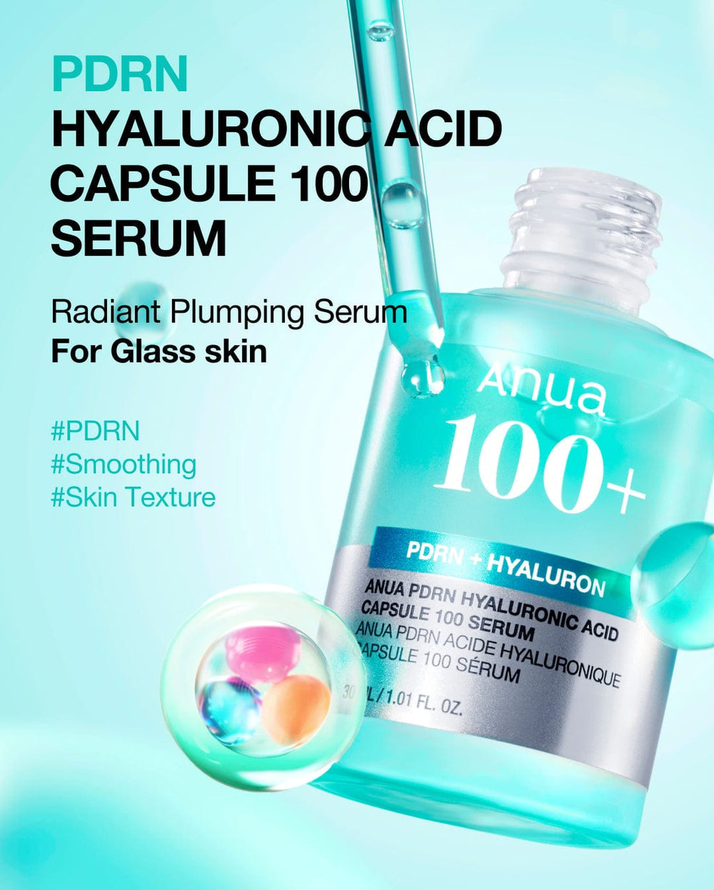 ANUA PDRN Hyaluronic Acid Capsule 100 Serum - 30ml