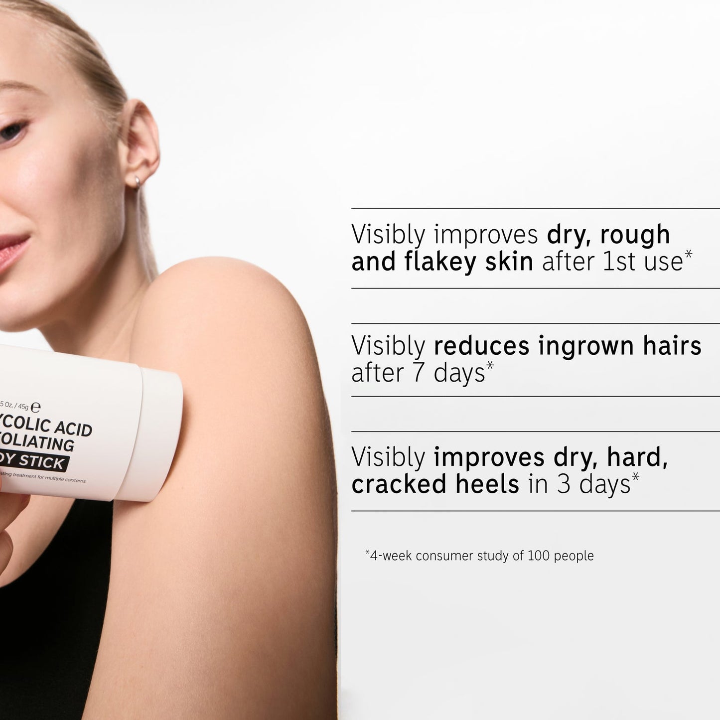 THE INKEY LIST Glycolic Acid Exfoliating Body Stick - 45g