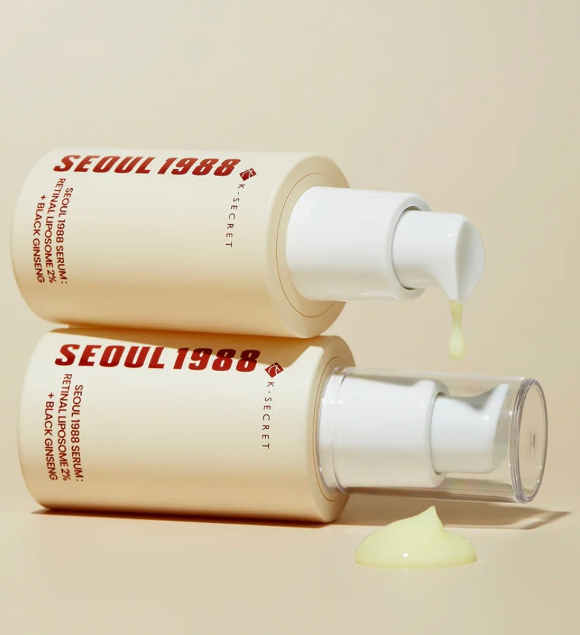 K-SECRET Seoul 1988 Serum : Retinal Liposome 2% + Black Ginseng - 30ml