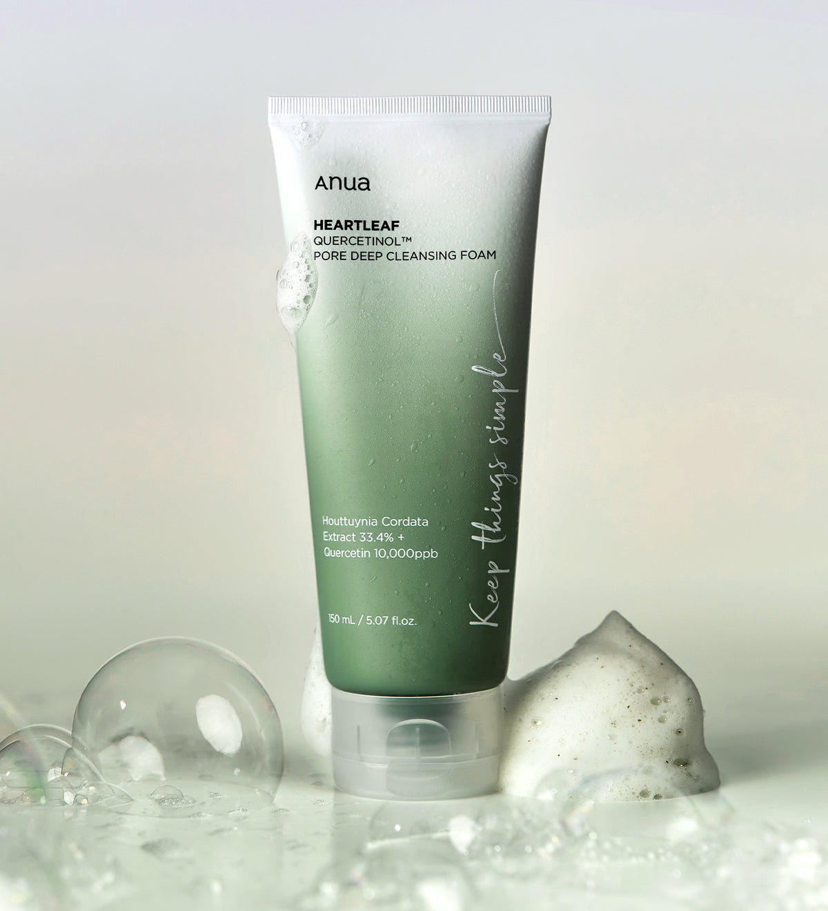 ANUA Heartleaf Quercetinol Pore Deep Cleansing Foam - 150ml