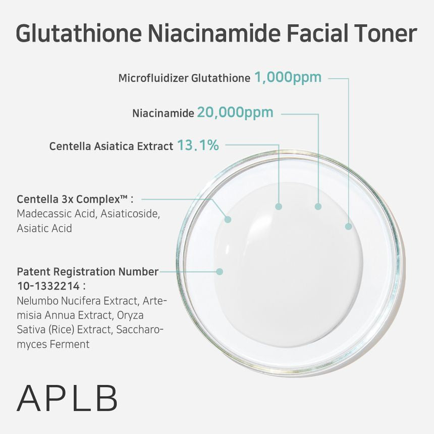 APLB Glutathione Niacinamide Facial Toner -160ml
