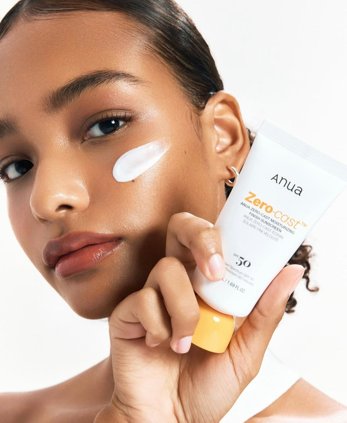 ANUA Zero Cast Moisturizing Finish Sunscreen - 50ml