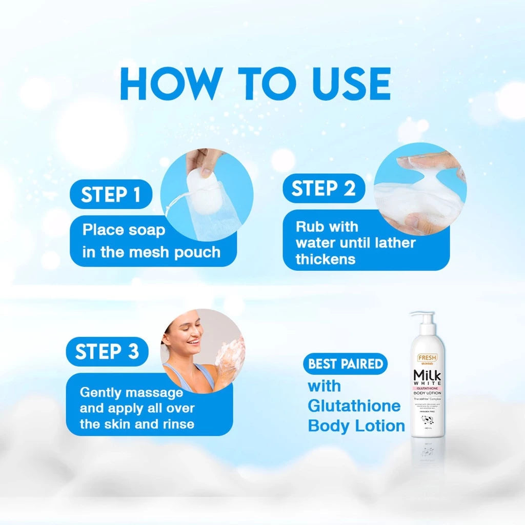 FRESH Skinlab 3-in-1 Glutathione Whitening Serum Soap - 100g