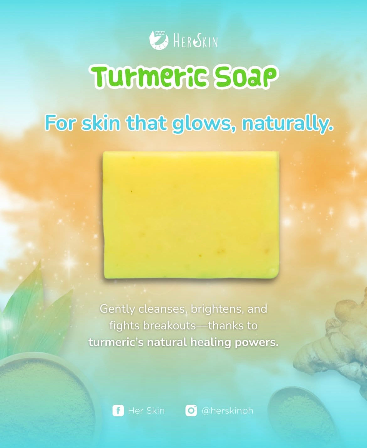 Turmeric Soap with Vitamin C - 100g