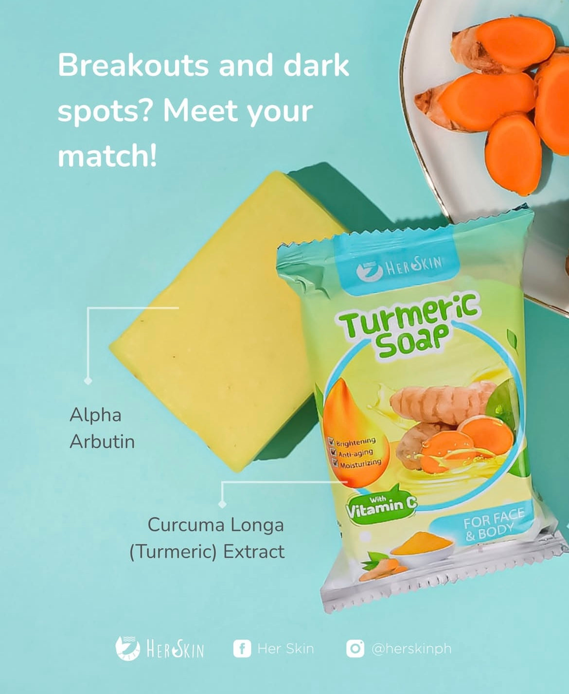Turmeric Soap with Vitamin C - 100g