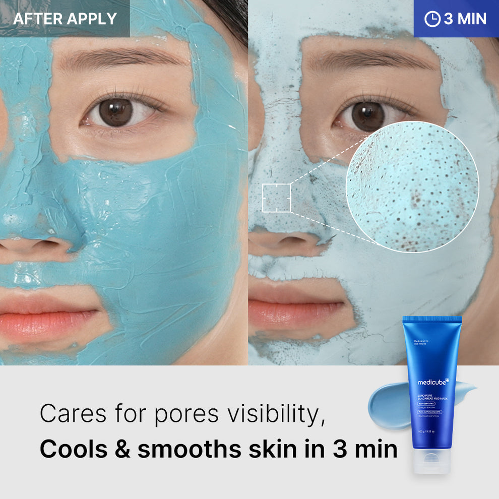 MEDICUBE Zero Pore Blackhead Mud Mask - 100ml