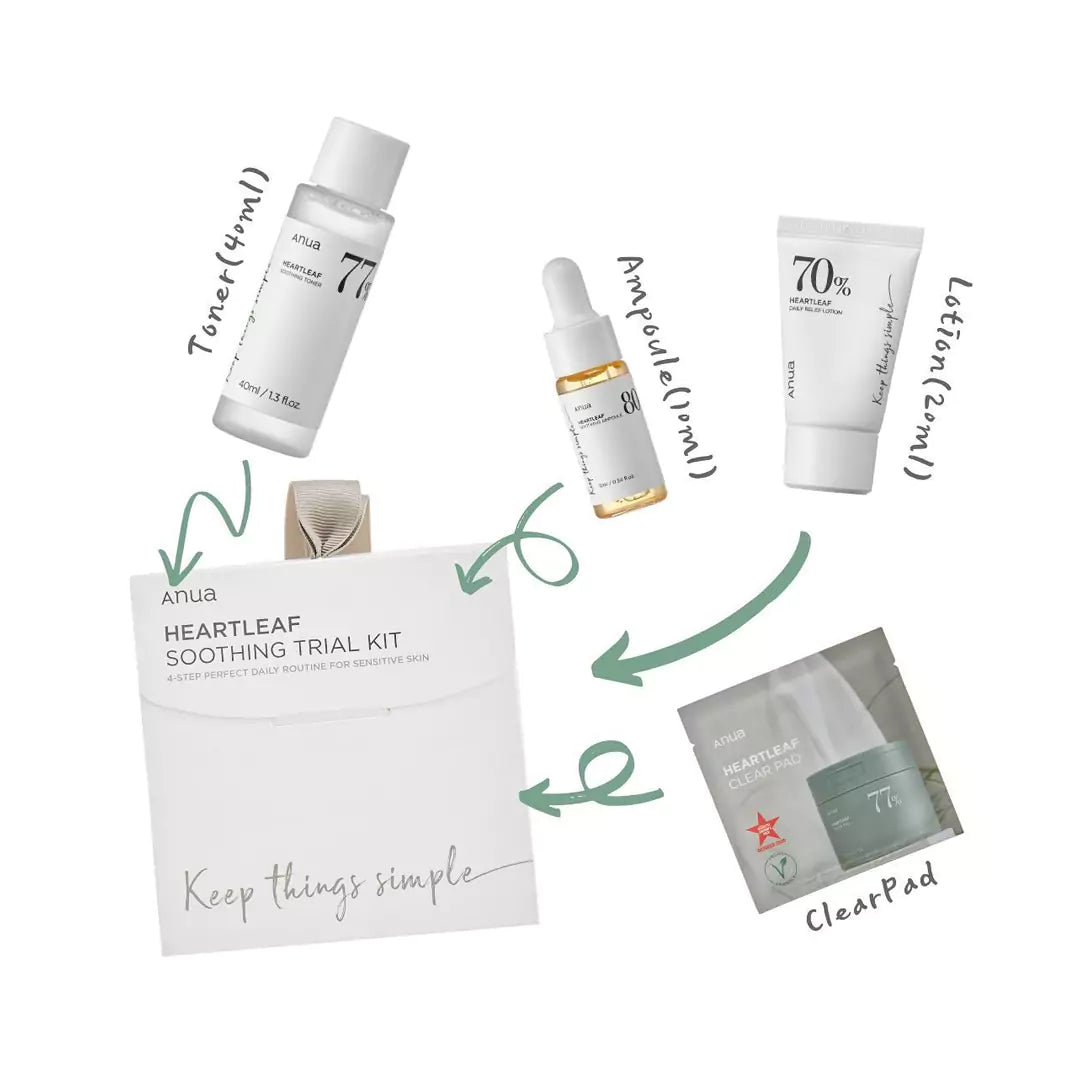 ANUA Heartleaf Soothing Trial Kit