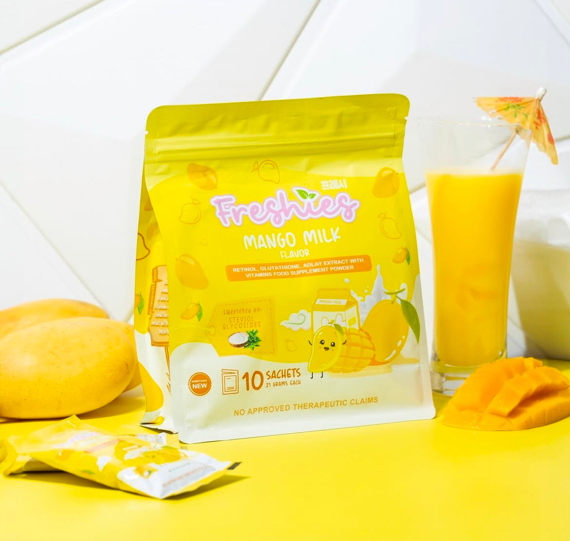 Juju Glow Mango Milk Freshies - (10x Sachets)