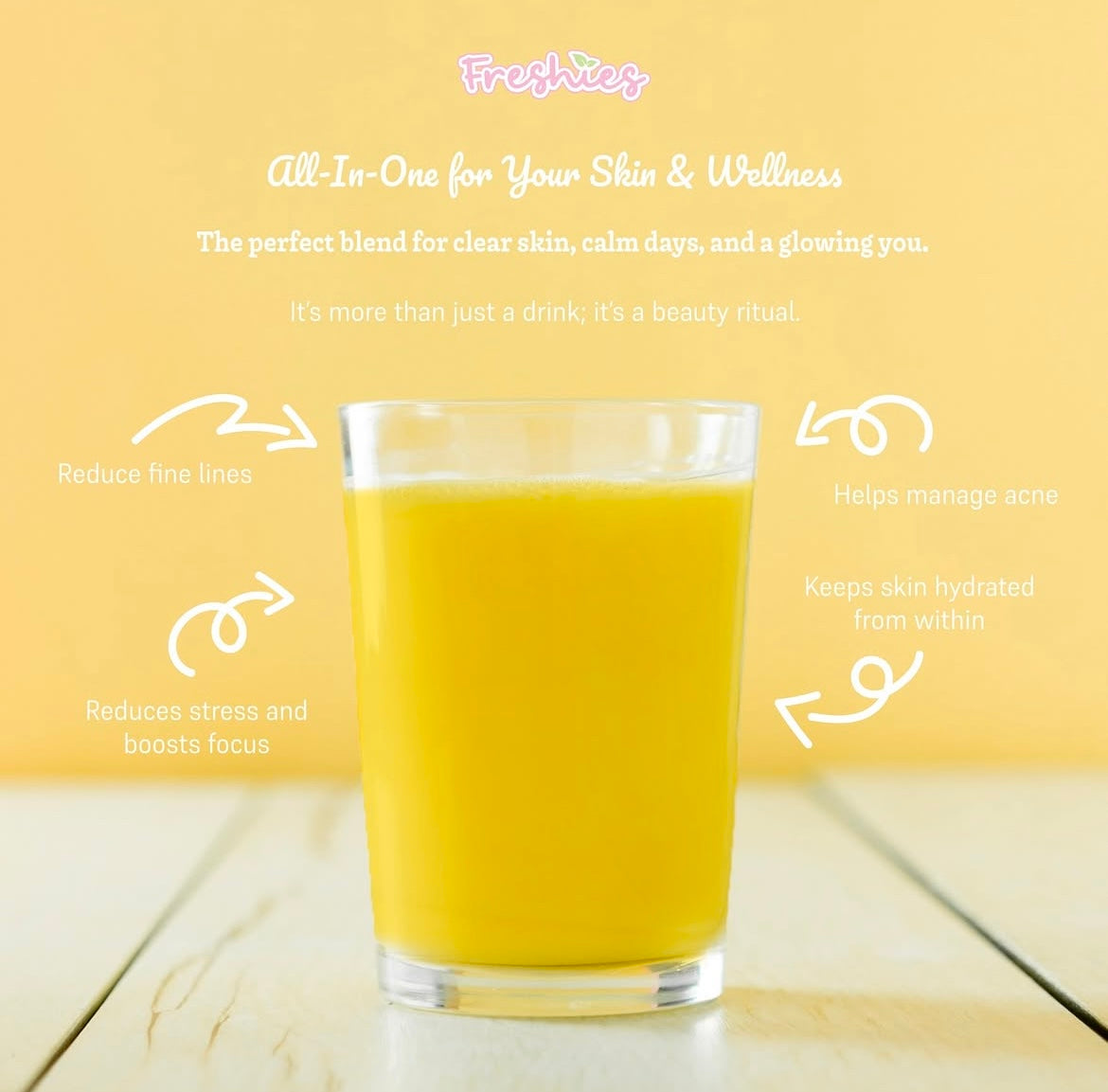 Juju Glow Mango Milk Freshies - (10x Sachets)