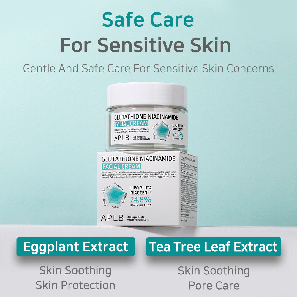 APLB Glutathione Niacinamide Facial Cream - 55ml
