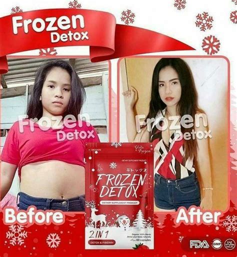 Gluta Frozen - Frozen Detox 2 in 1 DETOX & FIBERRY (x60 Capsules)