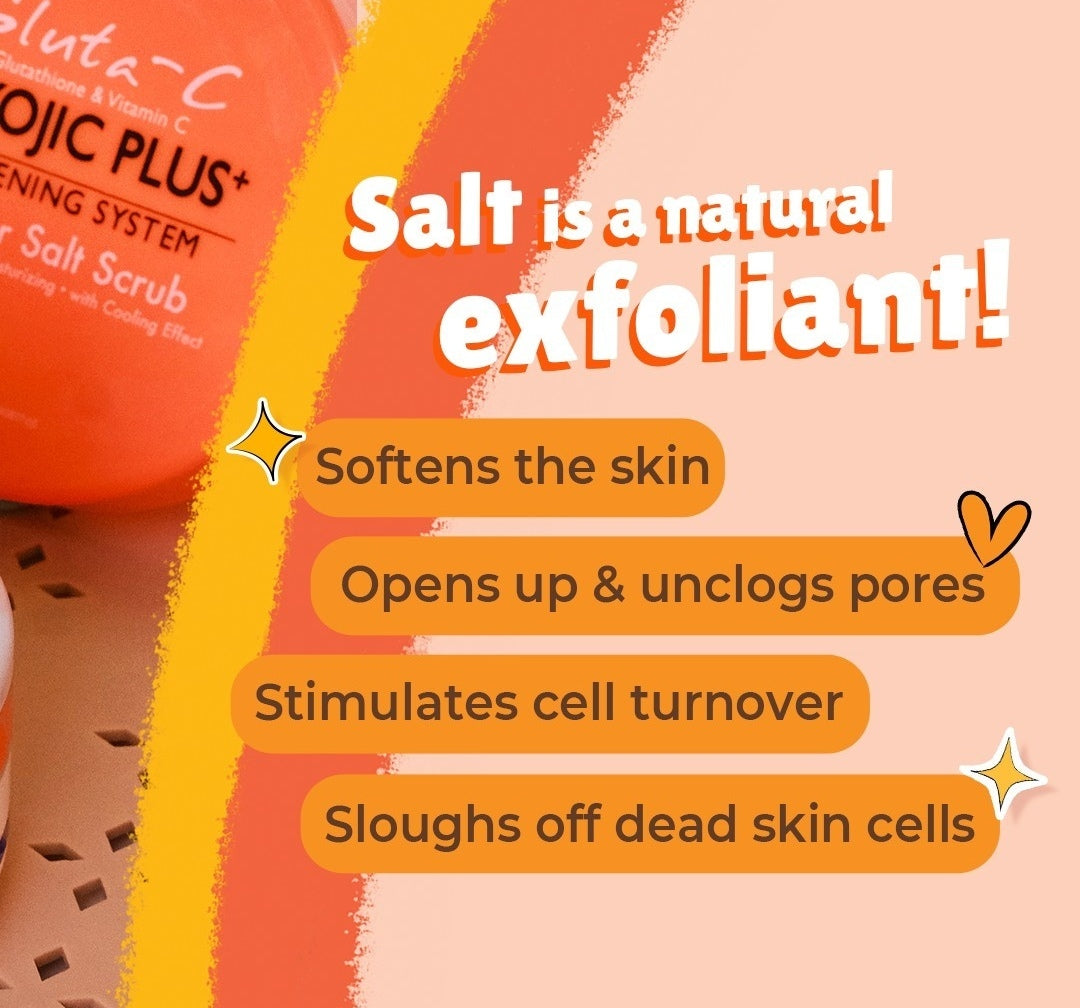 Gluta-C Kojic Plus Whitening Shower Salt Scrub - 250g