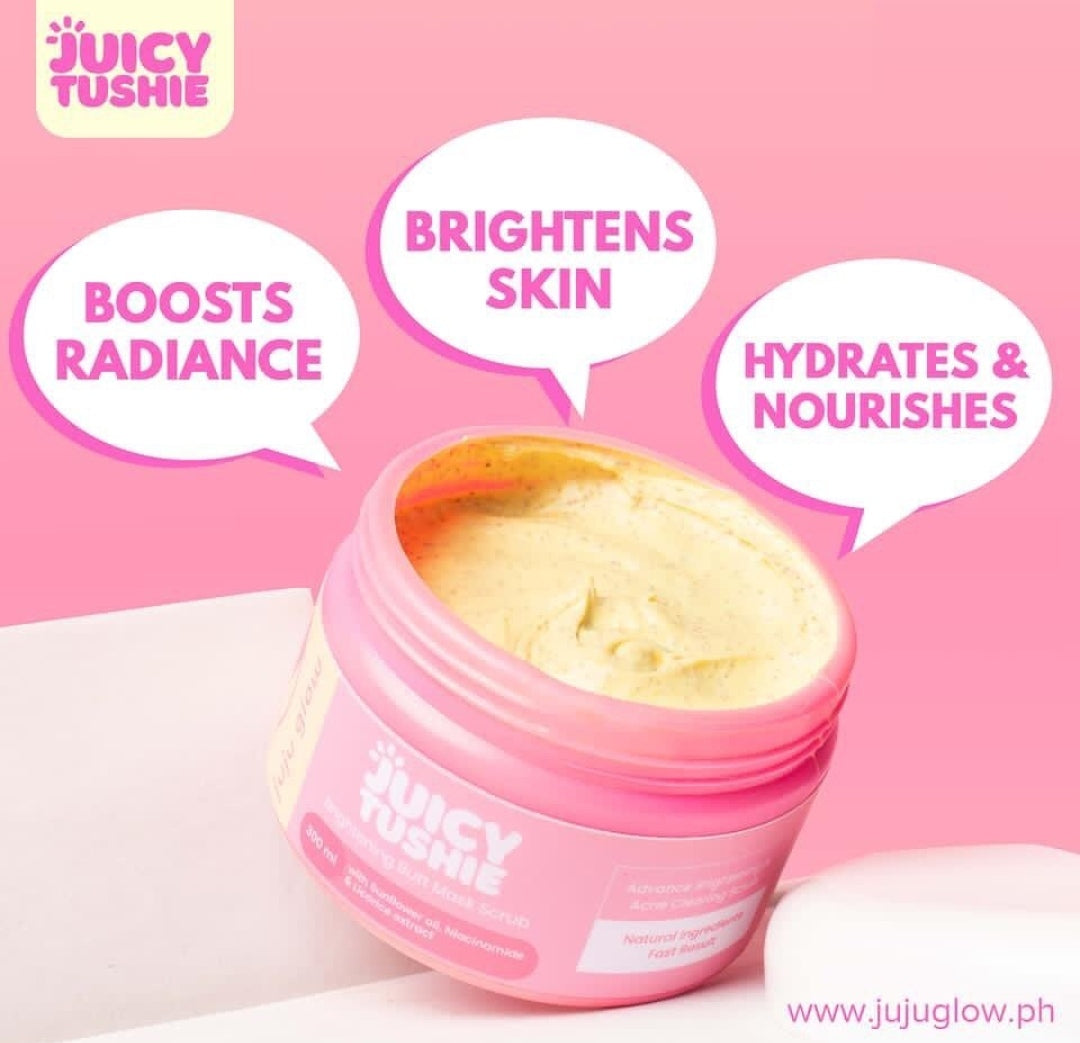 Juju Glow Brightening Butt Mask Scrub - 300g