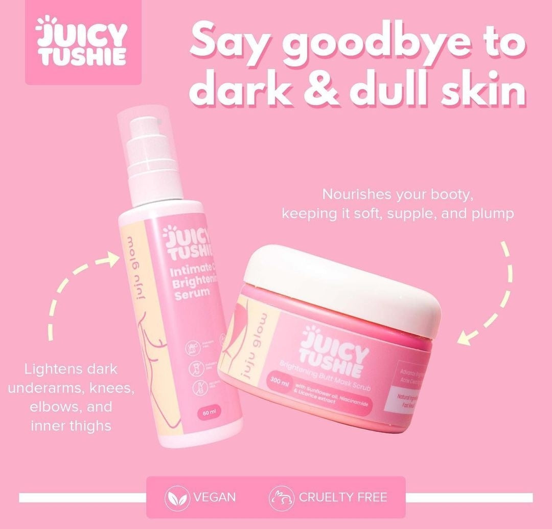 Juju Glow Brightening Butt Mask Scrub - 300g