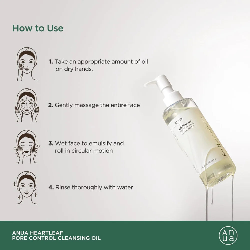 ANUA Heartleaf Pore Control Cleansing Oil - 200ml