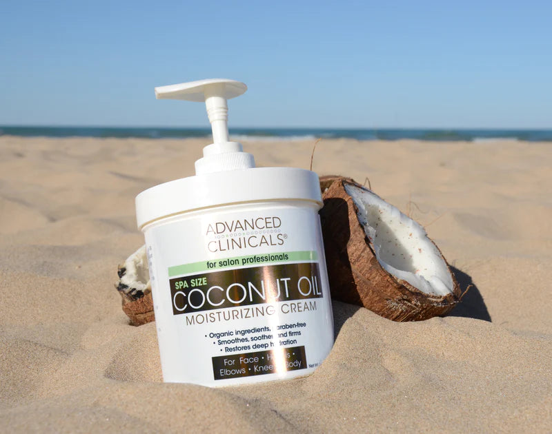 Advanced Clinicals Coconut Oil Moisturizing Cream - 454g