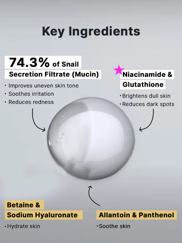 COSRX Advanced Snail Radiance Dual Essence - 80ml