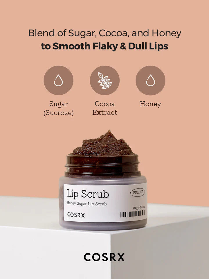 COSRX Lip Sleep Full Fit Honey Sugar Lip Scrub - 20g