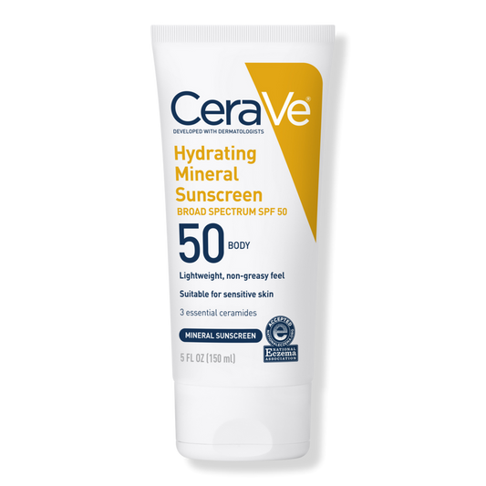 CeraVe® Hydrating Sunscreen Body Lotion with SPF 50 - 150ml