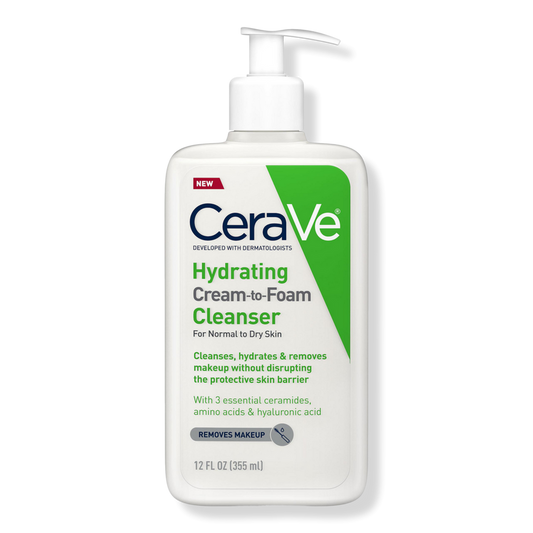 CeraVe® Hydrating Cream-To-Foam Cleanser - 355ml