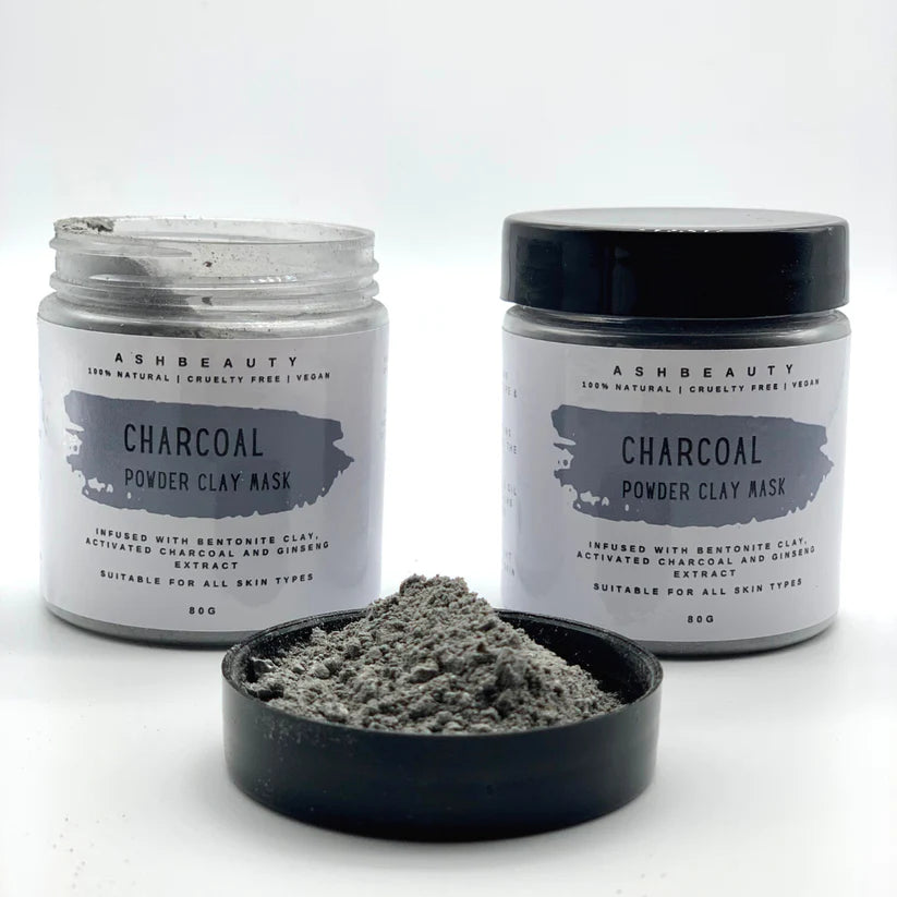 Charcoal Powder 2 in 1 Cleanser + Clay Mask - 80g