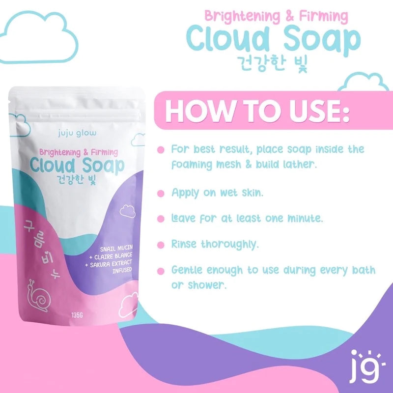 Juju Glow Cloud Soap Brightening & Firming - 135g