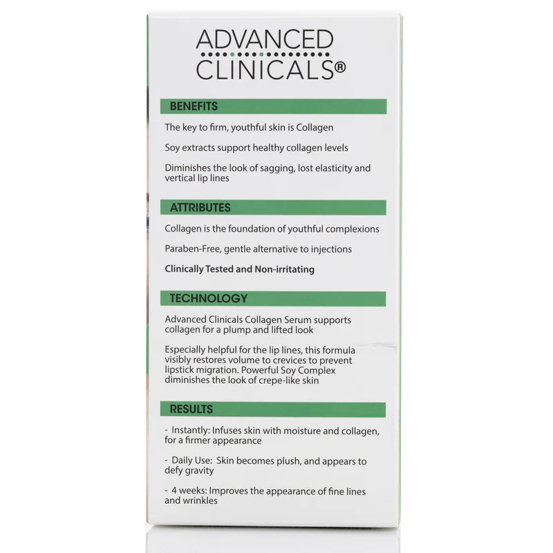 Advanced Clinicals Collagen Serum - 52ml