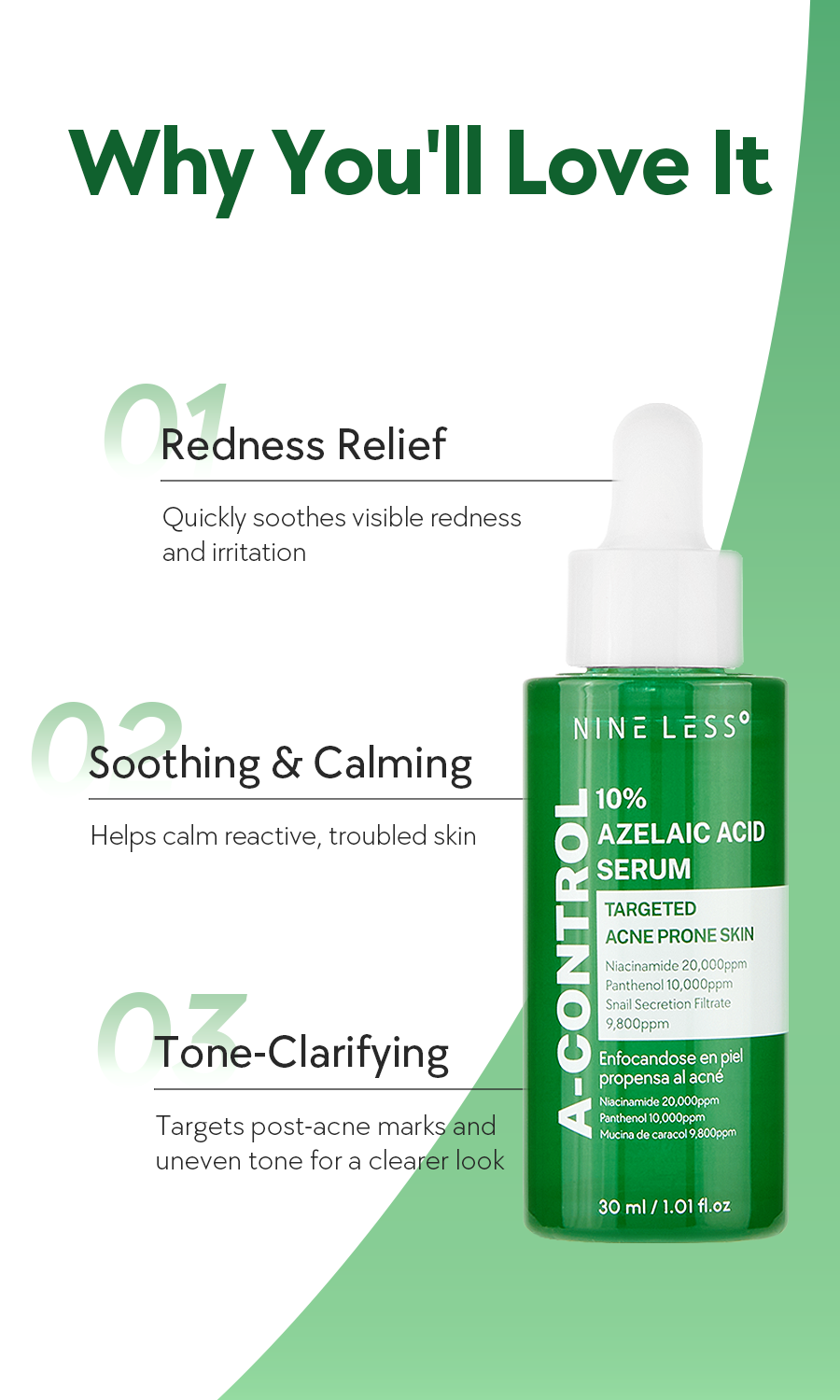 A-Control 10% Azelaic Acid Serum - 30ml