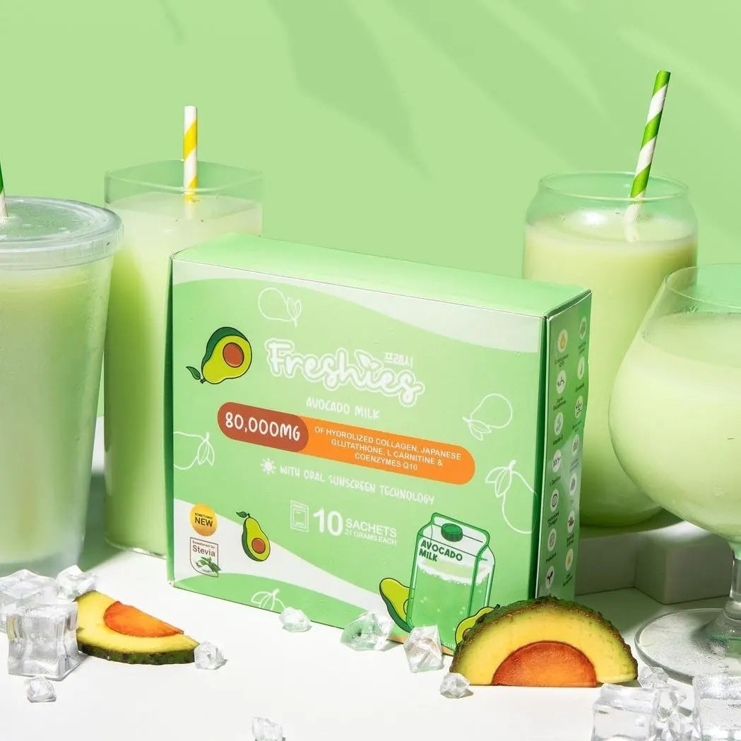 Juju Glow Avocado Milk Freshies - (x10 Sachets)