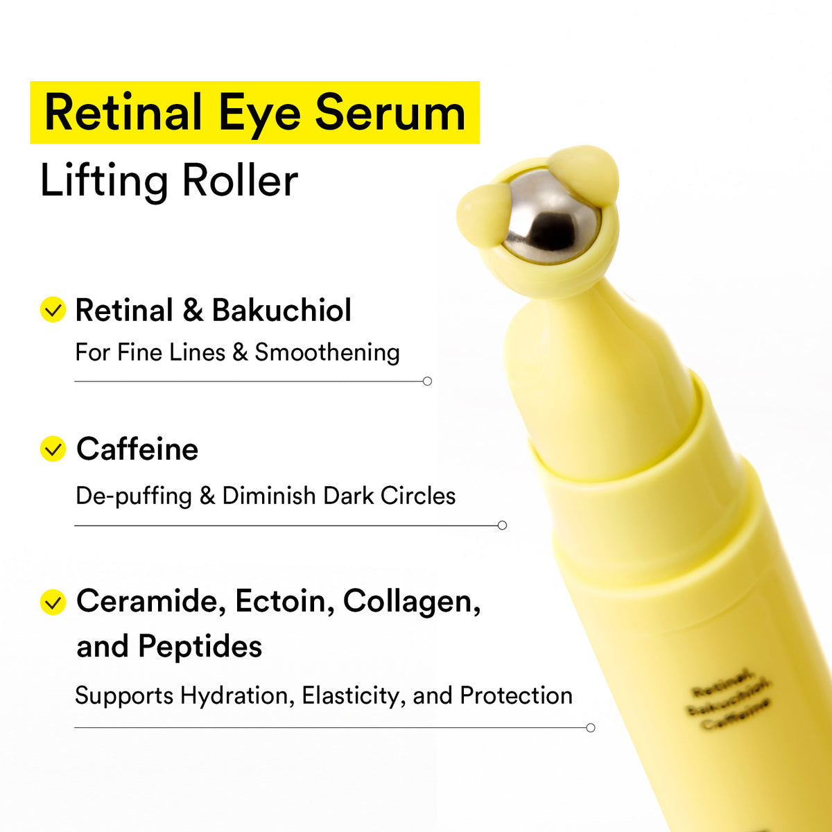 Abib Retinal Eye Serum Lifting Roller - 15ml