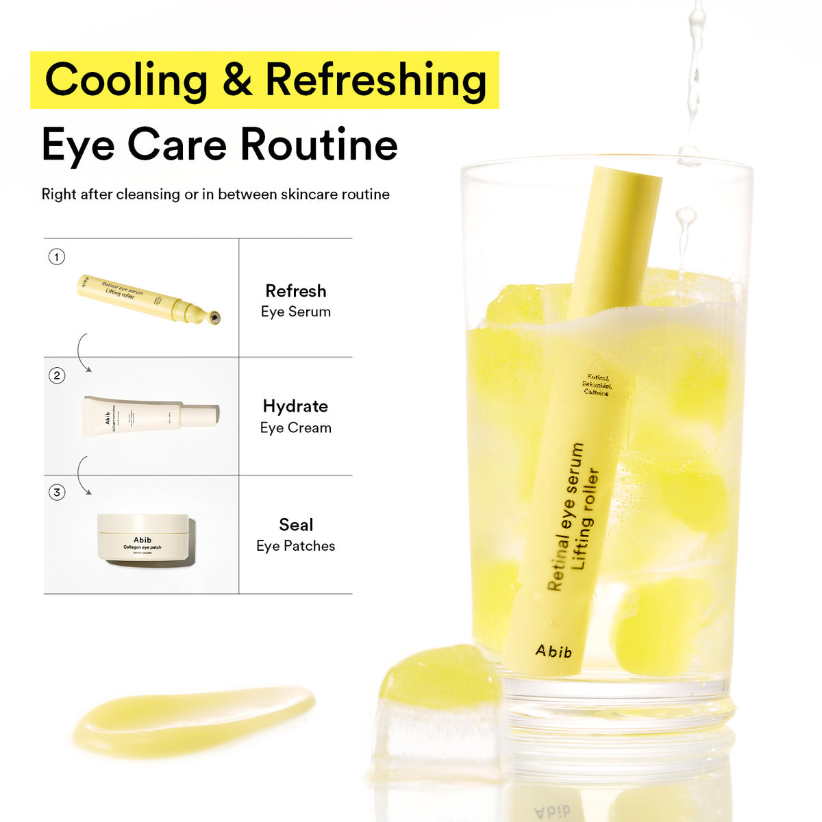 Abib Retinal Eye Serum Lifting Roller - 15ml