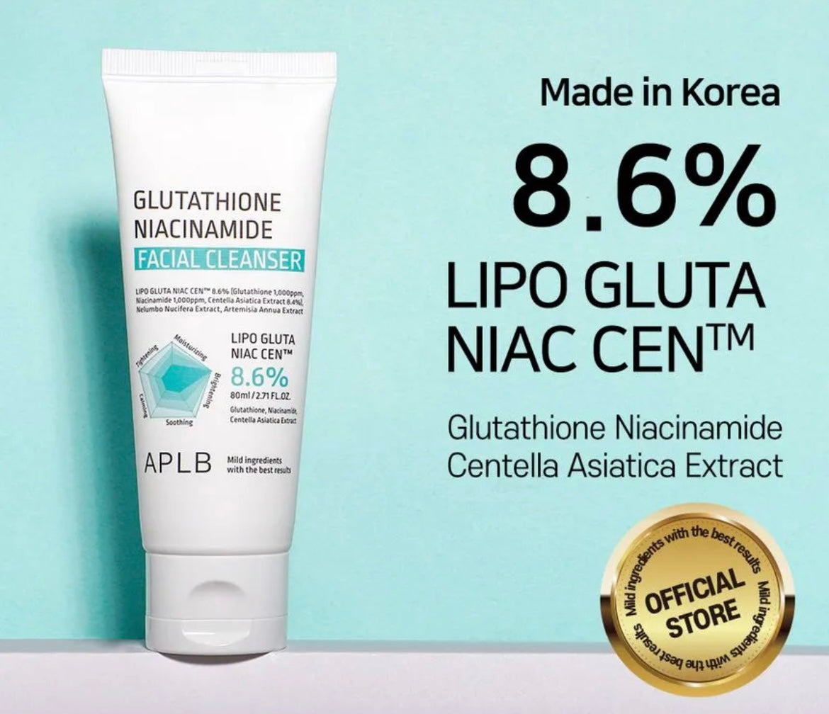 APLB Glutathione Niacinamide Facial Cleanser - 80ml