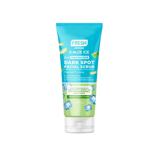FRESH Skinlab K-Aloe Ice 3 in 1 Niacinamide Dark Spot Facial Scrub - 100ml