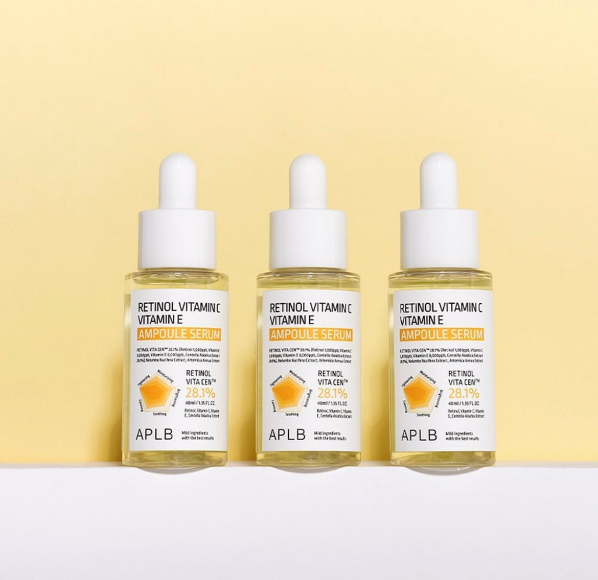 APLB Retinol Vitamin C Vitamin E Facial Serum - 30ml