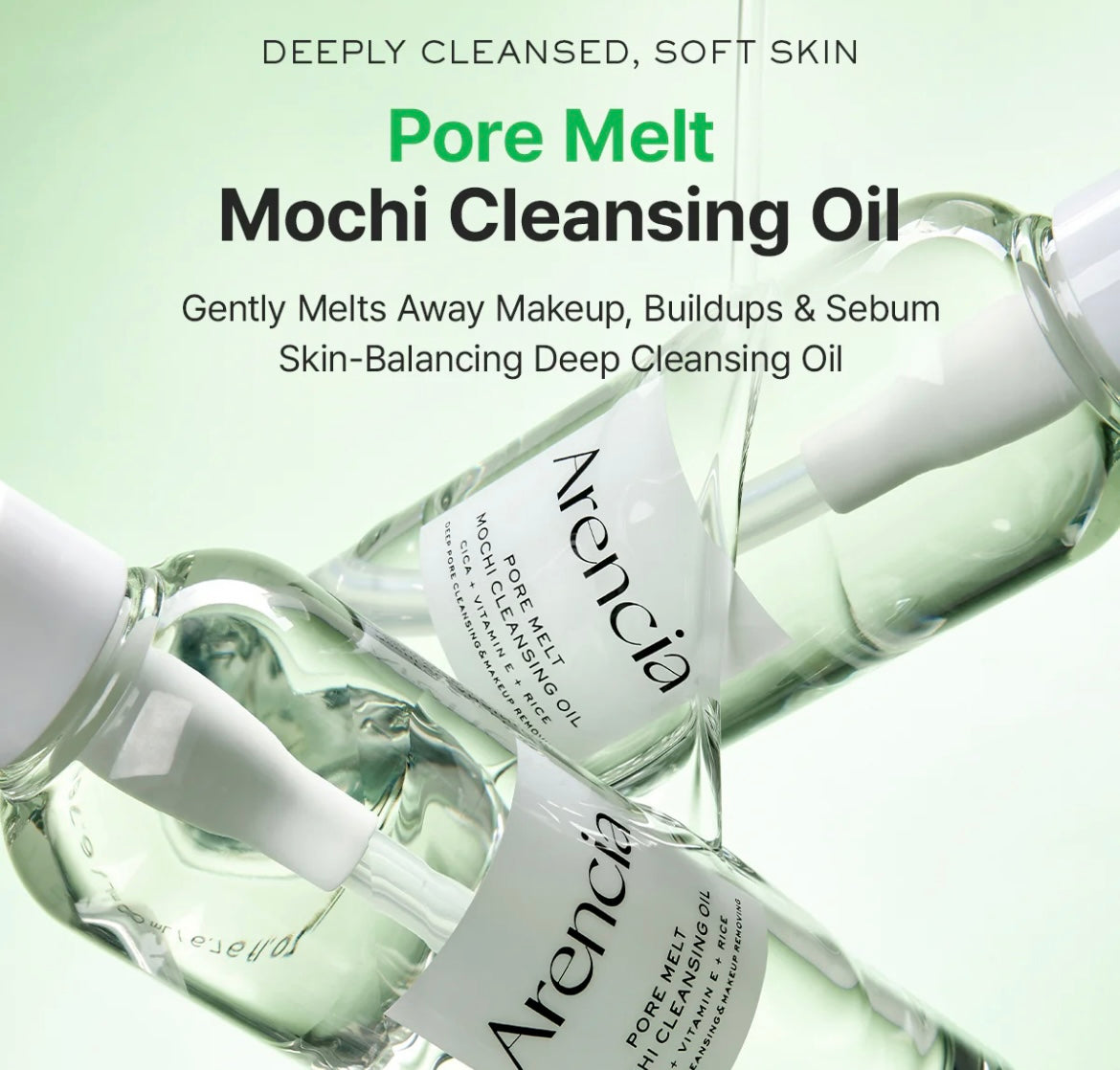 Arencia Pore Melt Mochi Cleansing Oil - 200ml