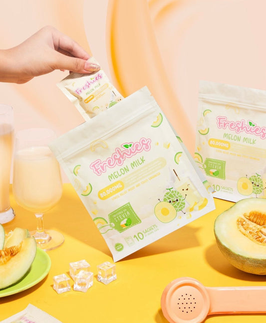 Juju Glow Melon Milk Freshies with BOVINE COLLAGEN