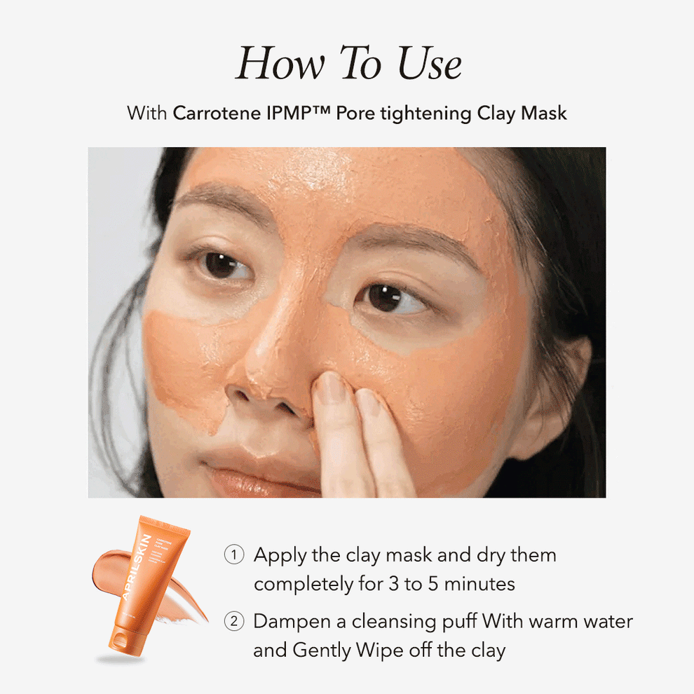 APRIL SKIN Carrotene IPMP Quick Dry Pore Tightening Clay Mask - 100g