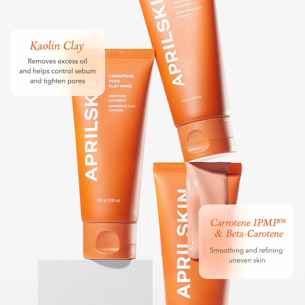 APRIL SKIN Carrotene IPMP Quick Dry Pore Tightening Clay Mask - 100g