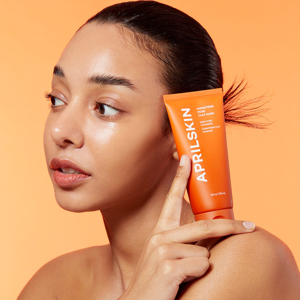 APRIL SKIN Carrotene IPMP Quick Dry Pore Tightening Clay Mask - 100g