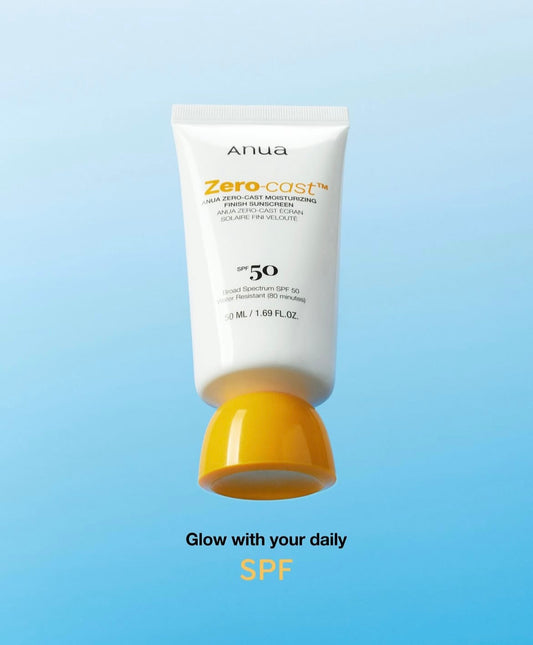 ANUA Zero Cast Moisturizing Finish Sunscreen - 50ml